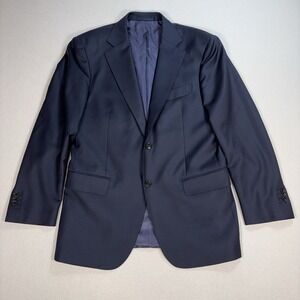 Suitsupply‎ Pure Wool Super 110's Napoli Blazer Men’s 40 Navy Perennial Jacket